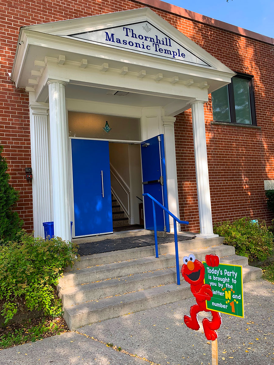Thornhill Masonic Hall Entrance
